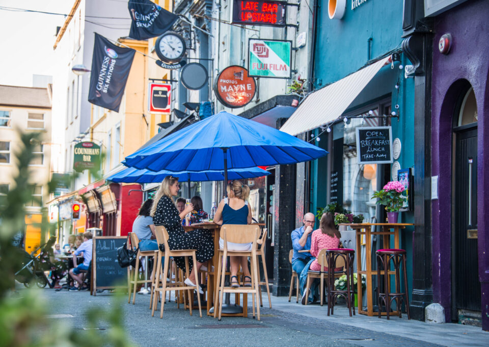 Image of pembroke street Cork during Cork on a Fork Festival