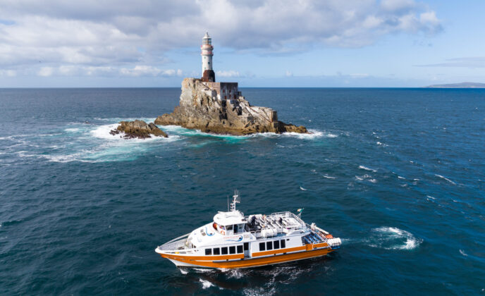Fasnet Lighthouse Cape Clear Ferries Tour Co Cork master