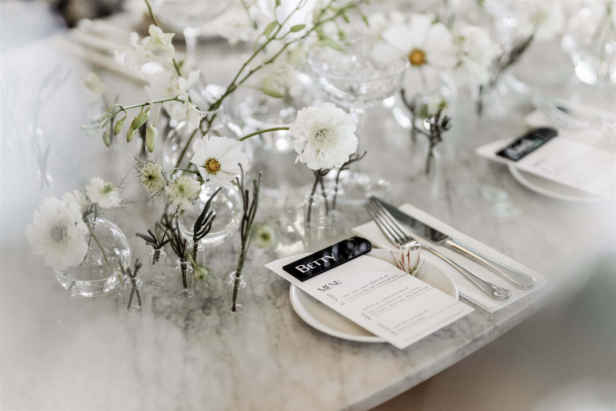 Intimate Wedding Table Setup 7