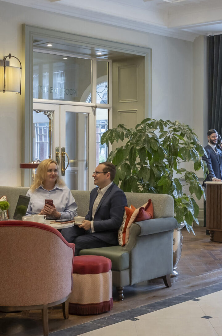 Group meeting at the Metropole Hotel lobby in Cork city