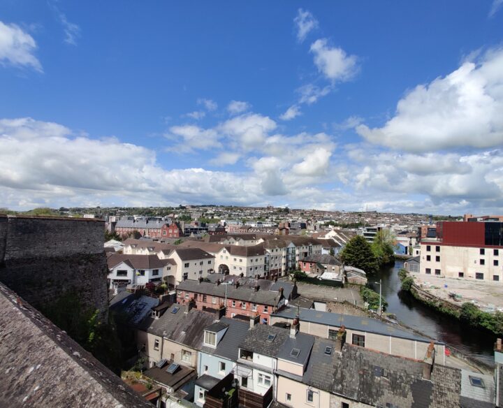 View from the walls tour Elizabeth Fort Cork City master