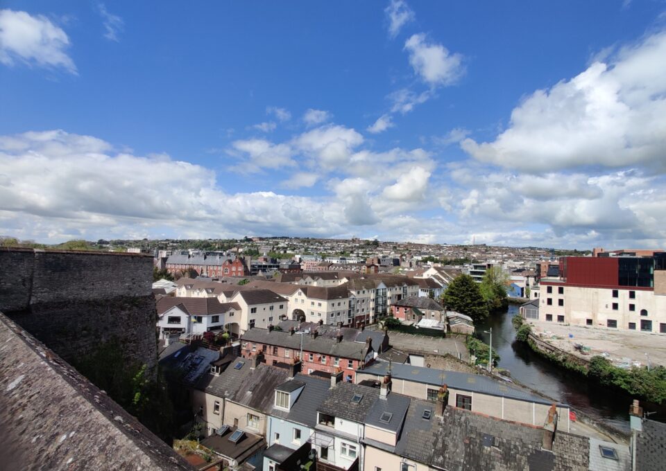 View from the walls tour Elizabeth Fort Cork City master