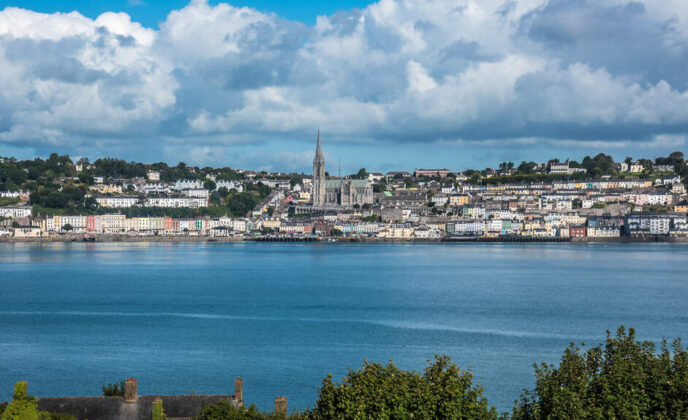 View of Cobh from Spike Island Co Cork Social Media