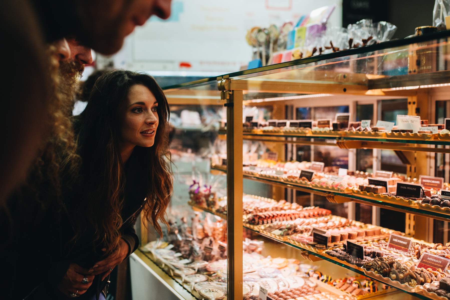 Couple at the English Market in Cork city Staying at The Metropole Hotel