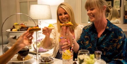 Ladies having Afternoon Tea at The Metropole Hotel Cork