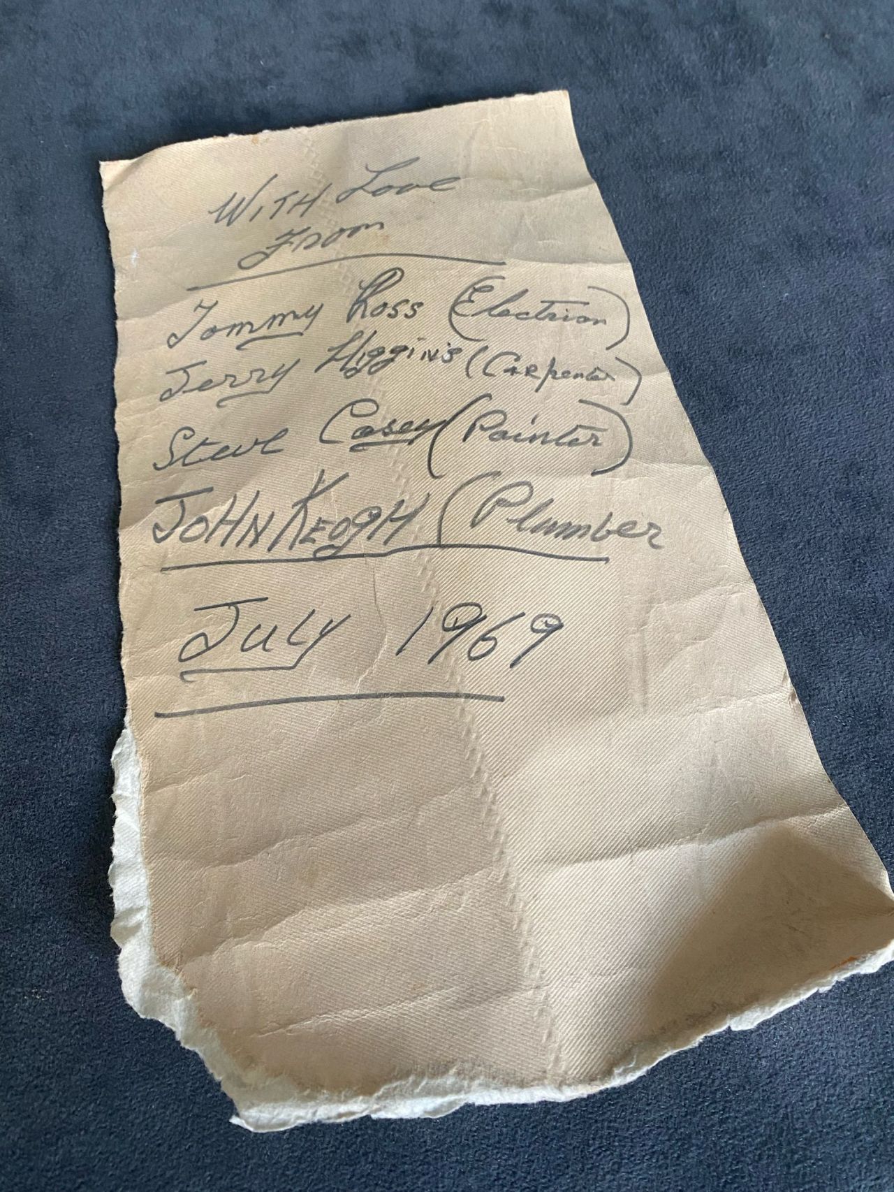 Signatures found in Refurbishement of Metropole hotel Cork