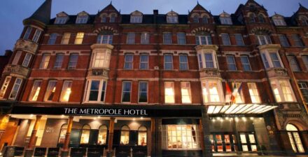 Victoriain Facade of The Metropole Hotel Cork City